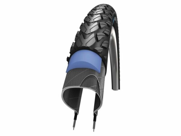 Bub 26x1 3/8 42-590 refl schwalbe marathon plus sg - Afbeelding 2