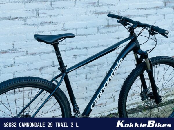 Cannondale 29 M Trail 3 Bbq Lg (x), Jet Black W/ Anthracite And Ma - Afbeelding 5