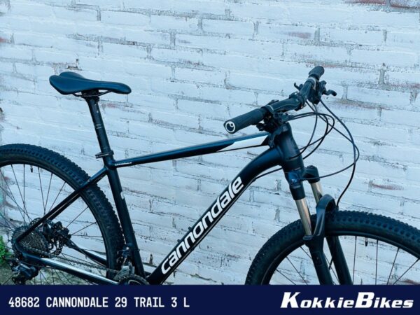 Cannondale 29 M Trail 3 Bbq Lg (x), Jet Black W/ Anthracite And Ma - Afbeelding 4