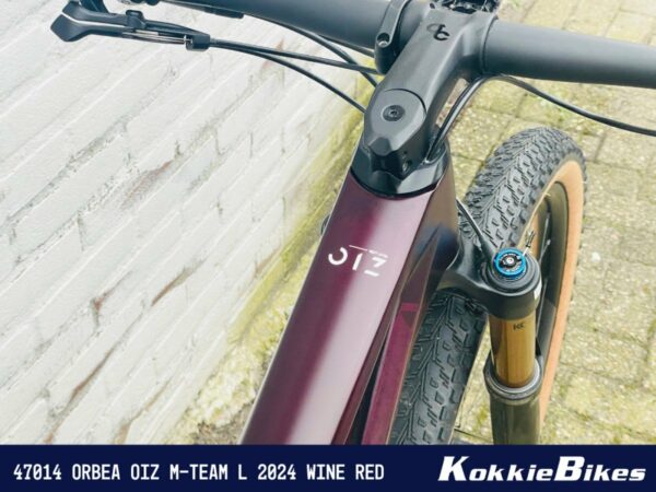 Orbea OIZ M-TEAM XTR DEMO WINE RED CARBON VIEW L 2024 - Afbeelding 8