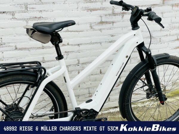 Riese & Müller Charger3 Mixte GT vario kiox 625 wh Mixed Ceramic Whitee 53cm 2022 - Afbeelding 5