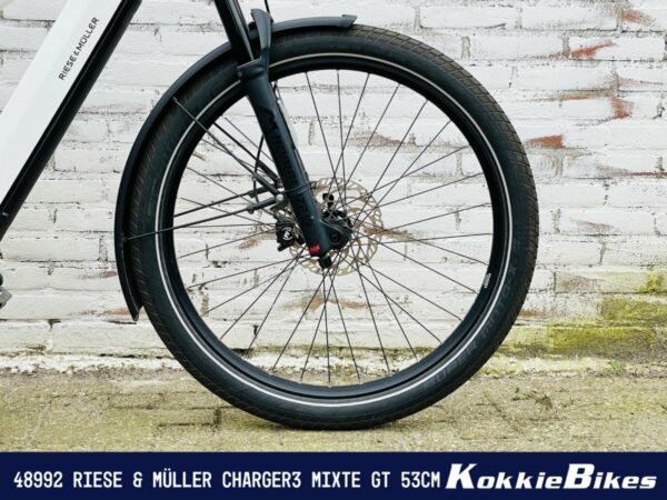 Riese & Müller Charger3 Mixte GT vario kiox 625 wh Mixed Ceramic Whitee 53cm 2022 - Afbeelding 3