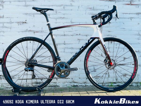 Koga Kimera Ultegra Di2 Zwart/Wit/Rood 60cm