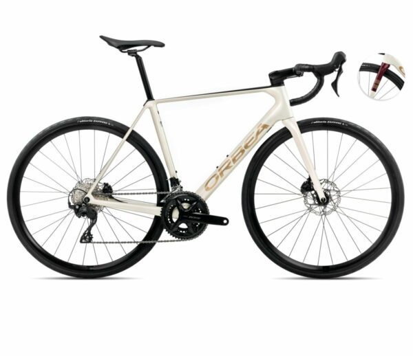 ORBEA ORCA M30 Heren Ivory White-Burgundy (Gloss)-Vulcano (Matt) 55cm 2025 - Afbeelding 2