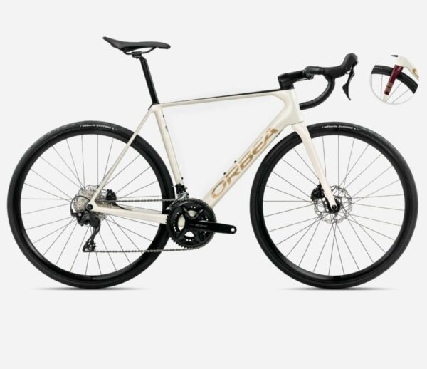 ORBEA ORCA M30 Heren Ivory White-Burgundy (Gloss)-Vulcano (Matt) 55cm 2025