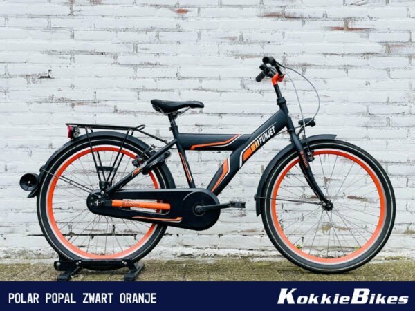 Polar popal zwart/oranje 24cm