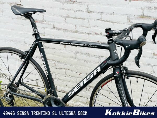 Sensa Trentino SL Ultegra Zwart/Wit 58cm 2017 - Afbeelding 4