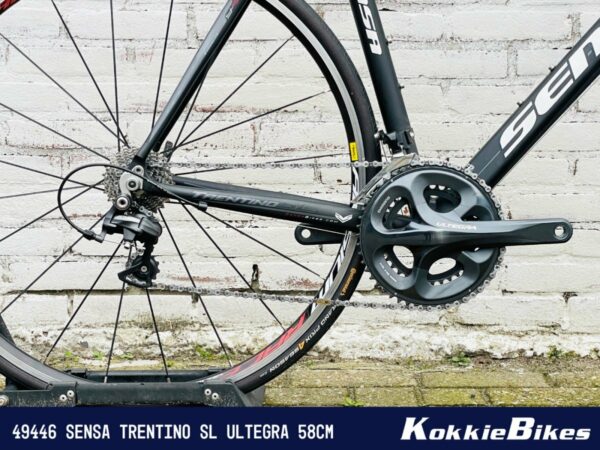 Sensa Trentino SL Ultegra Zwart/Wit 58cm 2017 - Afbeelding 2