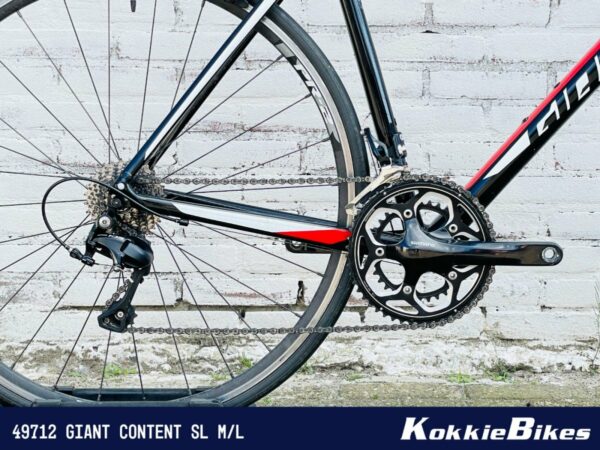 Giant Content SL Zwart/Rood/Wit M/L - Afbeelding 2