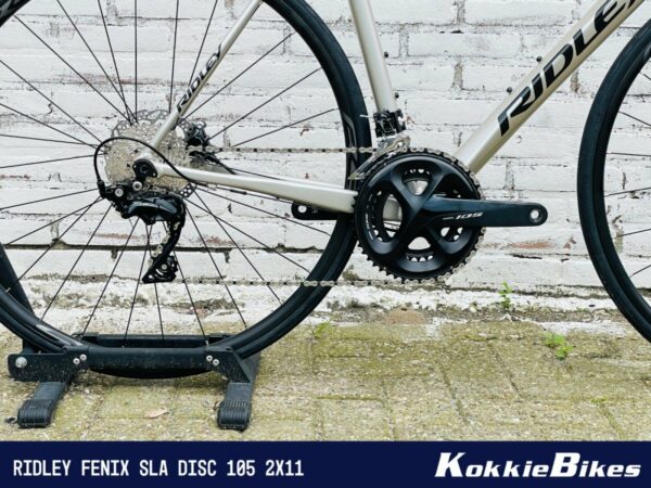 Ridley Fenix SLA Disc 105 2x11 KDW Silver Chain Grey/ Black S 2024 - Afbeelding 2