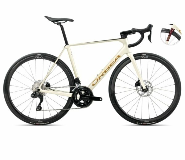 ORBEA ORCA M35i Heren Ivory White-Burgundy (Gloss)-Vulcano (Matt) 57cm 2025