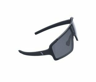 BSG-73 Sports Glasses Chester Narrow Smoke Flash Mirror Mat Zwart