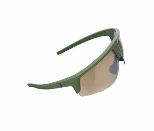 BSG-75 Sportbril Comet Amber Flash Mirror Mat Olijf Groen
