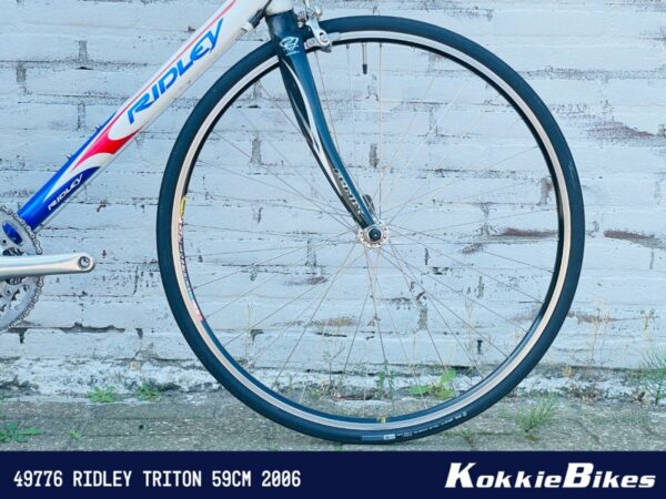 Ridley Triton Wit/Blauw/Rood 59cm 2006 - Afbeelding 3