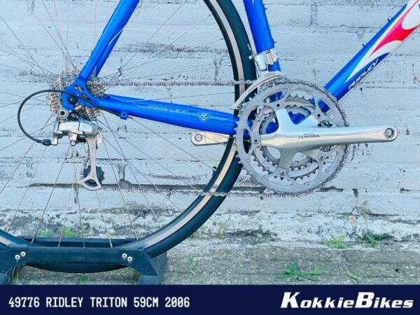 Ridley Triton Wit/Blauw/Rood 59cm 2006 - Afbeelding 2