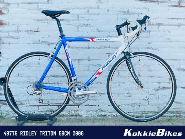 Ridley Triton Wit/Blauw/Rood 59cm 2006
