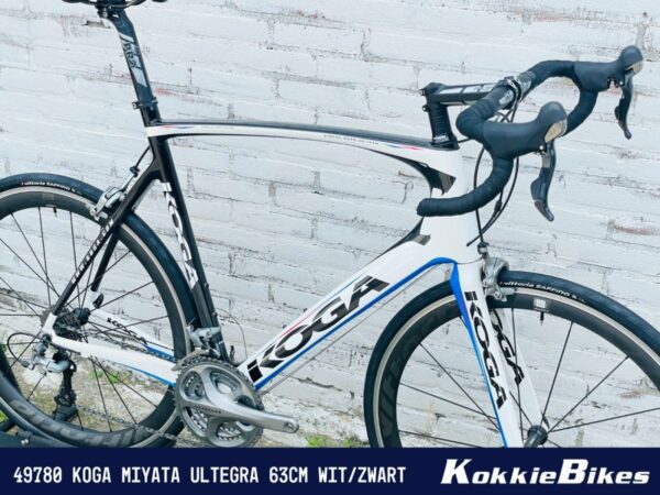 Koga Miyata Ultegra Wit/Zwart 63cm - Afbeelding 4