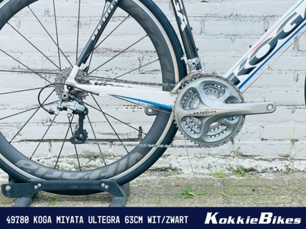Koga Miyata Ultegra Wit/Zwart 63cm - Afbeelding 2