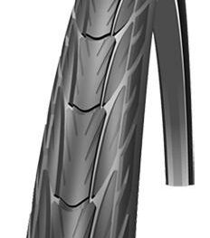 Buitenband Schwalbe Delta Cruiser 37-540 24X1 3/8 zwart refl.