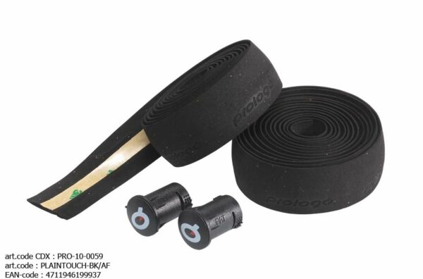 Prologo (plaintouch-bk/af) Stuurlint Plain Touch Cork Zwart
