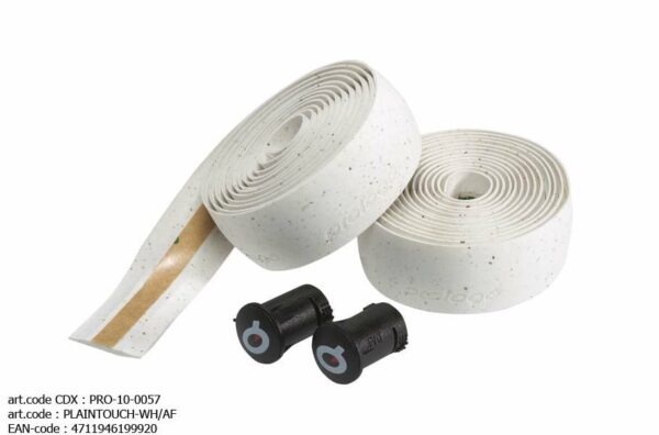 Prologo (plaintouch-wh/af) Stuurlint Plain Touch Cork Wit