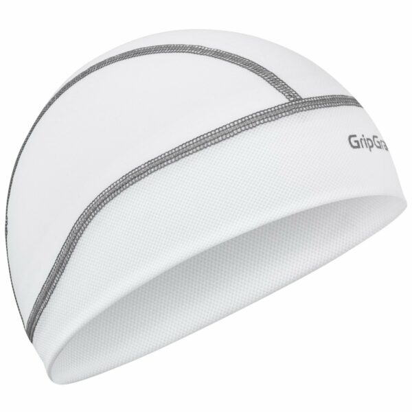 GripGrab UPF 50+ Lightweight Summer Skull Cap White Onesize