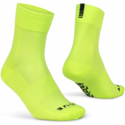GripGrab Lightweight SL Sock Yellow Hi-Vis M - Afbeelding 2