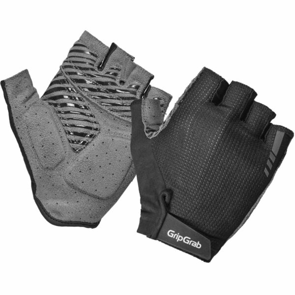 Expert RC Max korte-vinger zomer fietshandschoenen met padding - Black maat XS