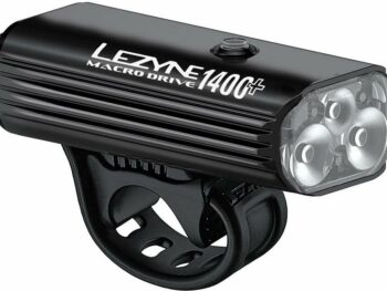 LEZYNE MACRO DRIVE 1400+ FRONT SATIN BLACK