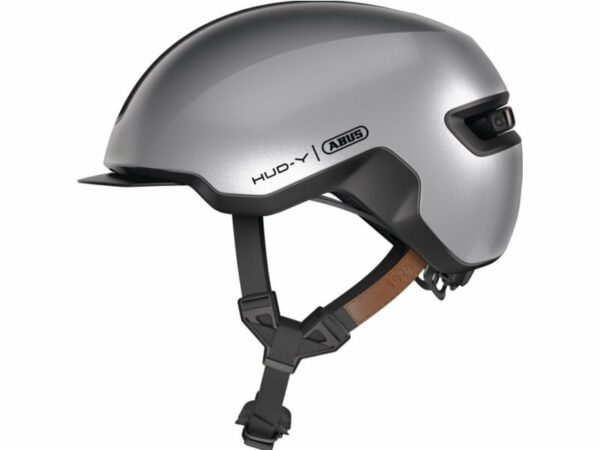 Abus helm hud-y gleam silver s