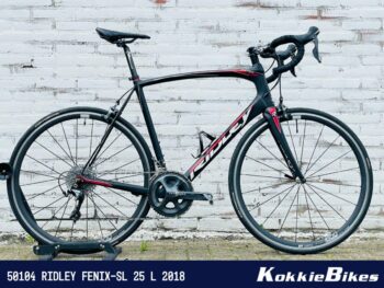 Ridley Fenix-sl 25 Zwart/wit/rood L 2018