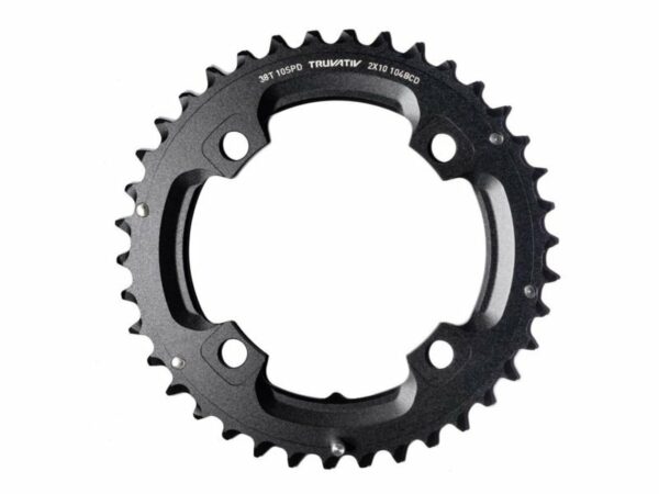 Kettingblad 38t SRAM ATB 2x10 Steek 104 Long Pin Alu Black