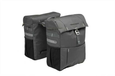 New Looxs fietstas dubbel Vigo grey MIK - Afbeelding 4