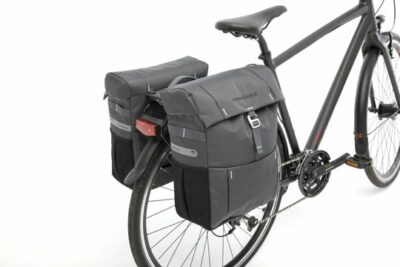 New Looxs fietstas dubbel Vigo grey MIK - Afbeelding 2
