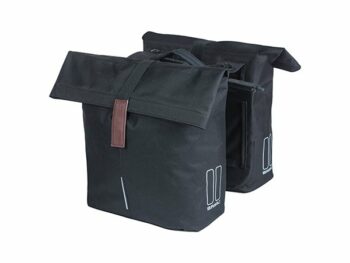 Basil fietstas dubbel City zwart MIK 28-32L