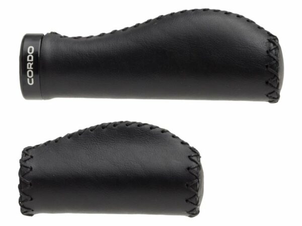 Cordo handvat leather twist grip met klemband