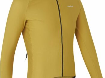 Thermisch ThermaPace-fietsshirt met lange mouwen - Mustard Yellow - L