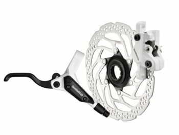 DISC BRAKE VOOR/ACHTER M395 WIT Z.SCHIJF M.RESIN PADS