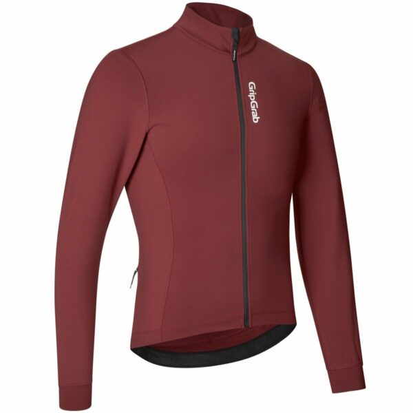 Thermisch RIDE-fietsshirt met lange mouwen - Dark Red - M