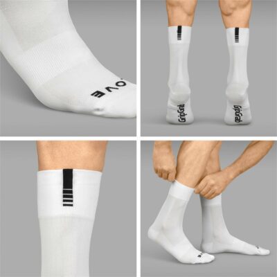 GripGrab Lightweight SL Sock Yellow Hi-Vis L - Afbeelding 2