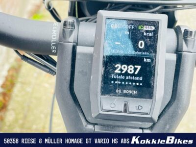 Riese & Müller Homage GT vario 1250 Wh dual HS ABS Deepsea Blue Metallic 49cm 2023 - Afbeelding 6