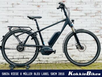Riese & Müller Bleu Label Charcher Heren black 50cm 2016