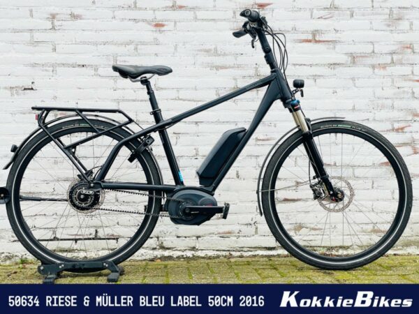 Riese & Müller Bleu Label Charcher Heren black 50cm 2016