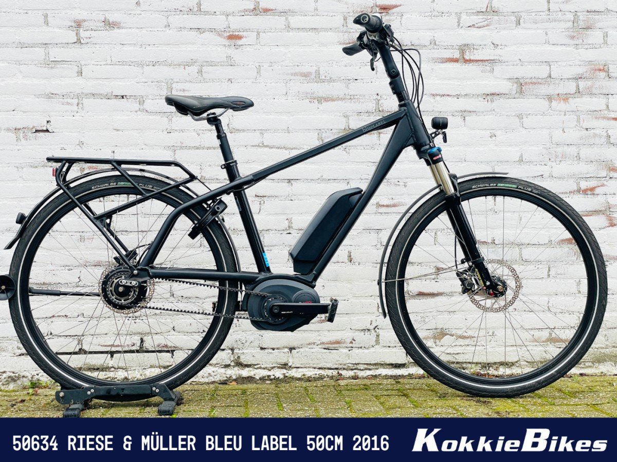 Riese & Müller Bleu Label Charcher Heren black 50cm 2016
