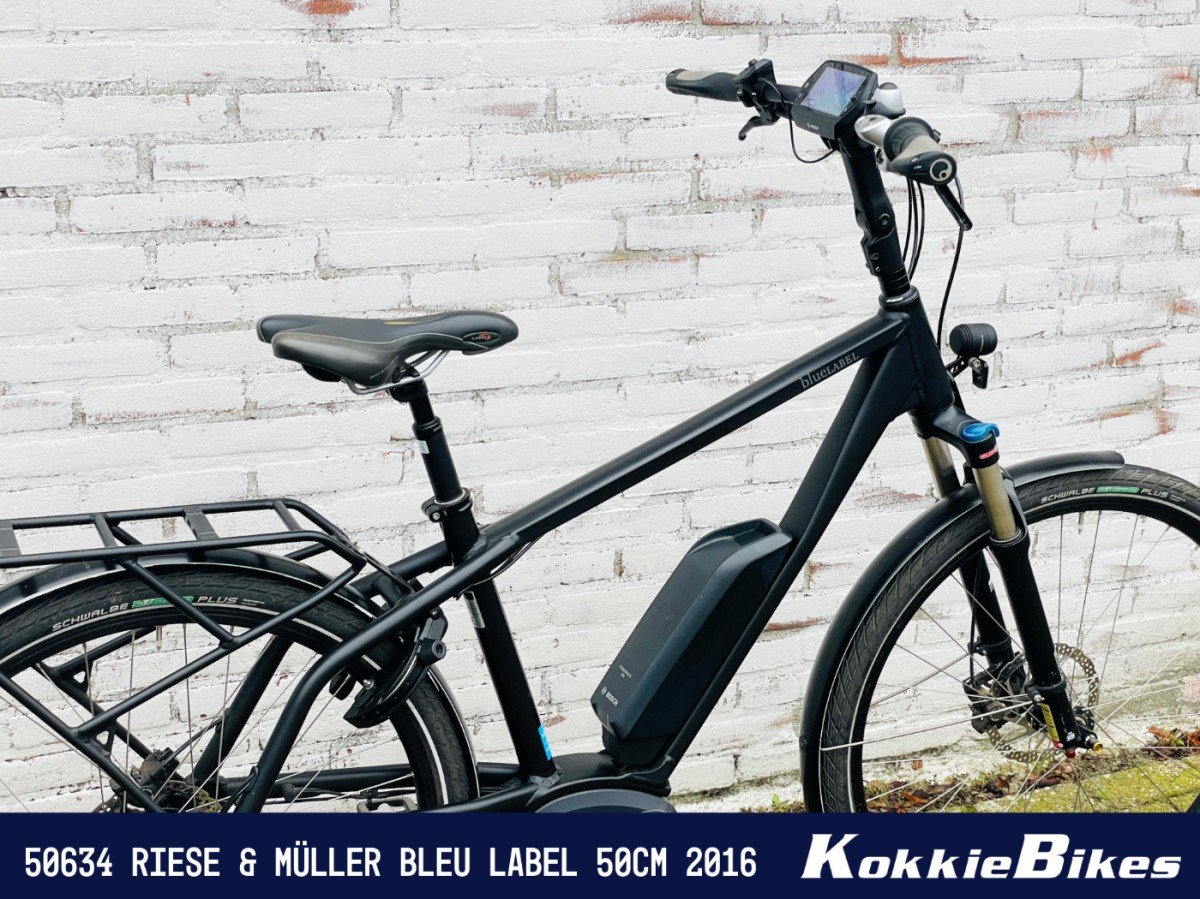 Riese & Müller Bleu Label Charcher Heren black 50cm 2016 - Afbeelding 5
