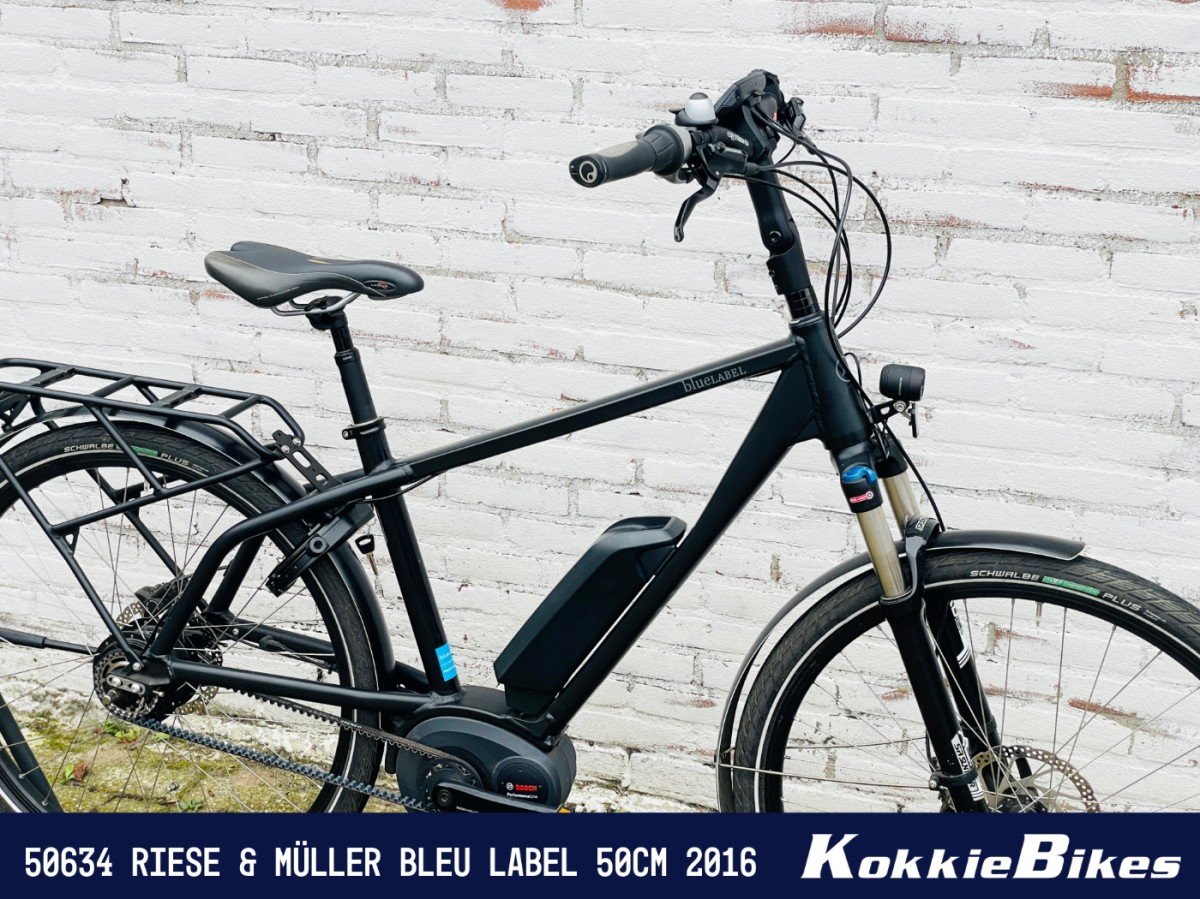 Riese & Müller Bleu Label Charcher Heren black 50cm 2016 - Afbeelding 4