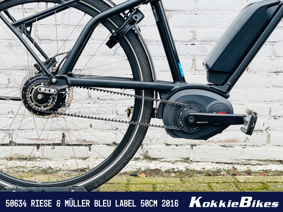 Riese & Müller Bleu Label Charcher Heren black 50cm 2016 - Afbeelding 2