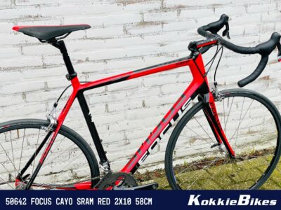 Focus Cayo Sram RED 2x10 Zwart Rood 58cm - Afbeelding 5