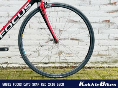 Focus Cayo Sram RED 2x10 Zwart Rood 58cm - Afbeelding 3