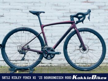 Ridley Fenix disc Bourgondisch Rood / Metalic Zwart XS 2023
